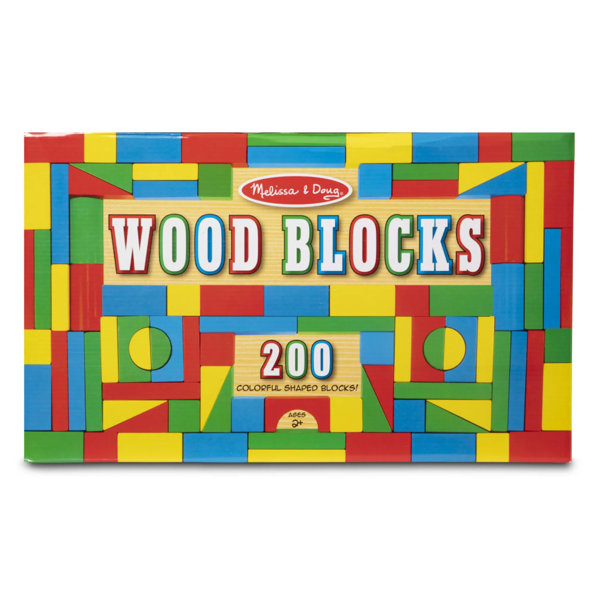 200 Piece Wood Blocks Set>Melissa & Doug Discount