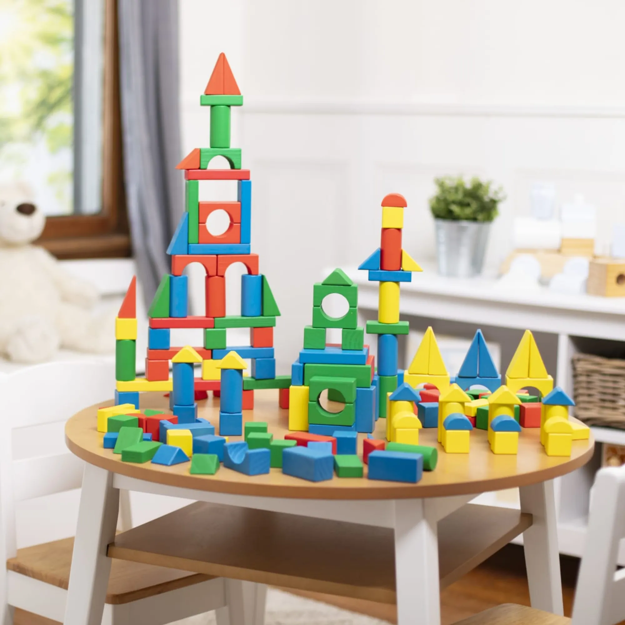 200 Piece Wood Blocks Set>Melissa & Doug Discount