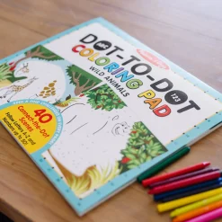 ABC 123 Dot-to-Dot Coloring Pad – Wild Animals><noscript><img width=