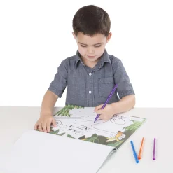 ABC 123 Dot-to-Dot Coloring Pad – Wild Animals><noscript><img width=