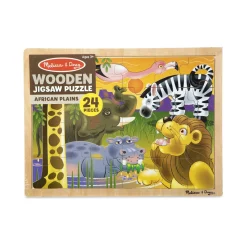 African Plains Wooden Jigsaw Puzzle - 24 Pieces><noscript><img width=