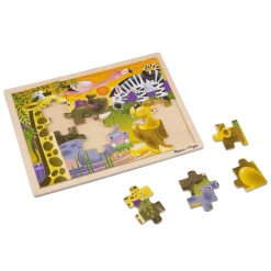African Plains Wooden Jigsaw Puzzle - 24 Pieces><noscript><img width=