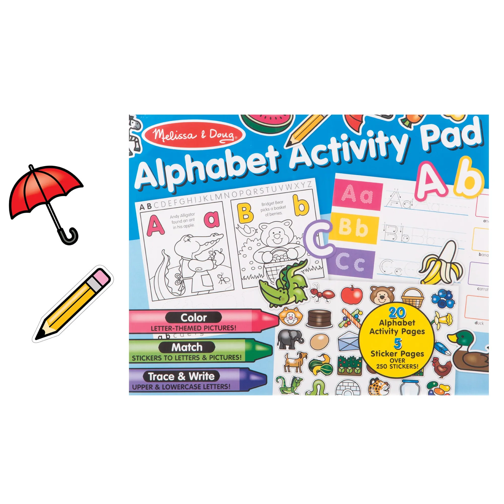 Alphabet Activity Sticker Pad>Melissa & Doug Hot
