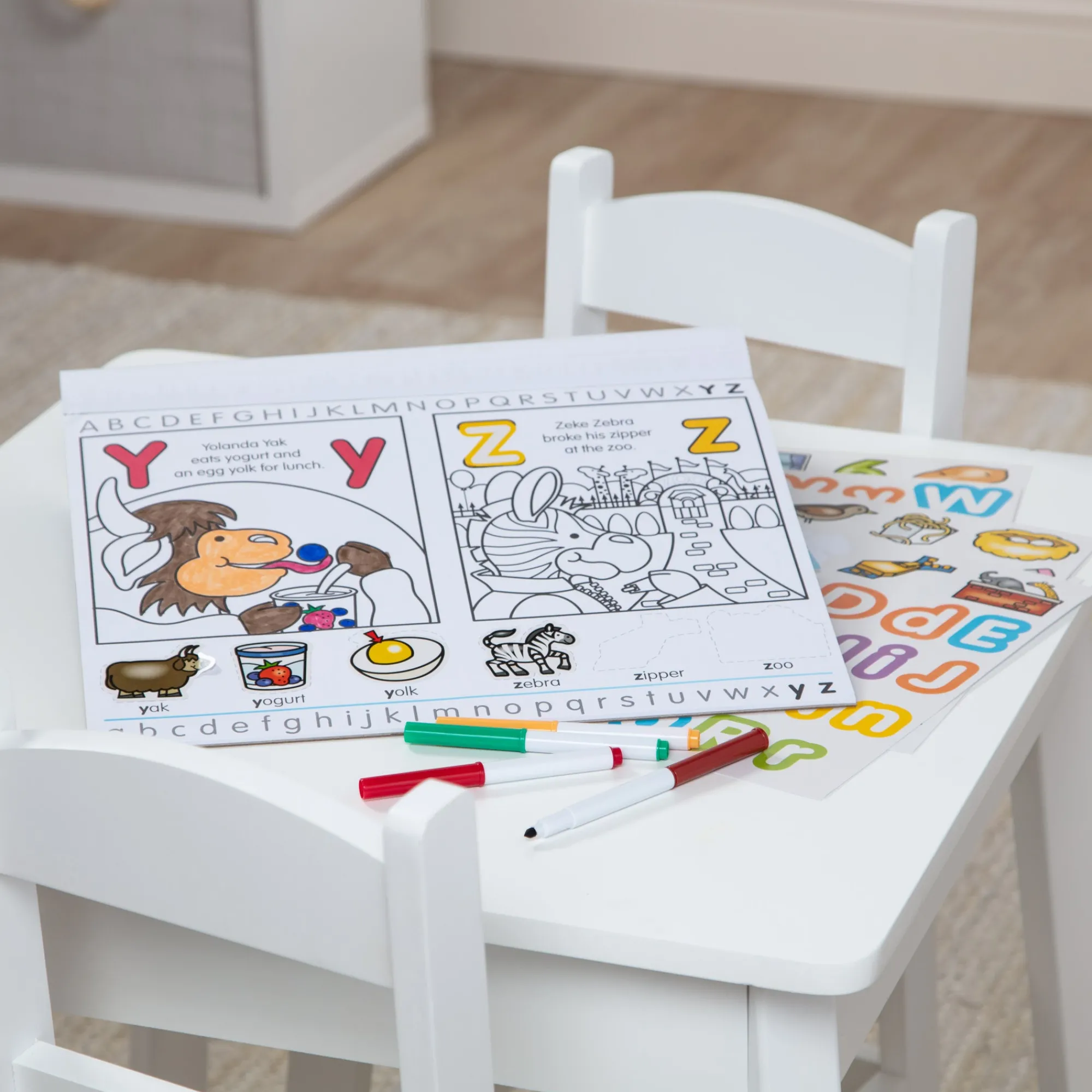 Alphabet Activity Sticker Pad>Melissa & Doug Hot