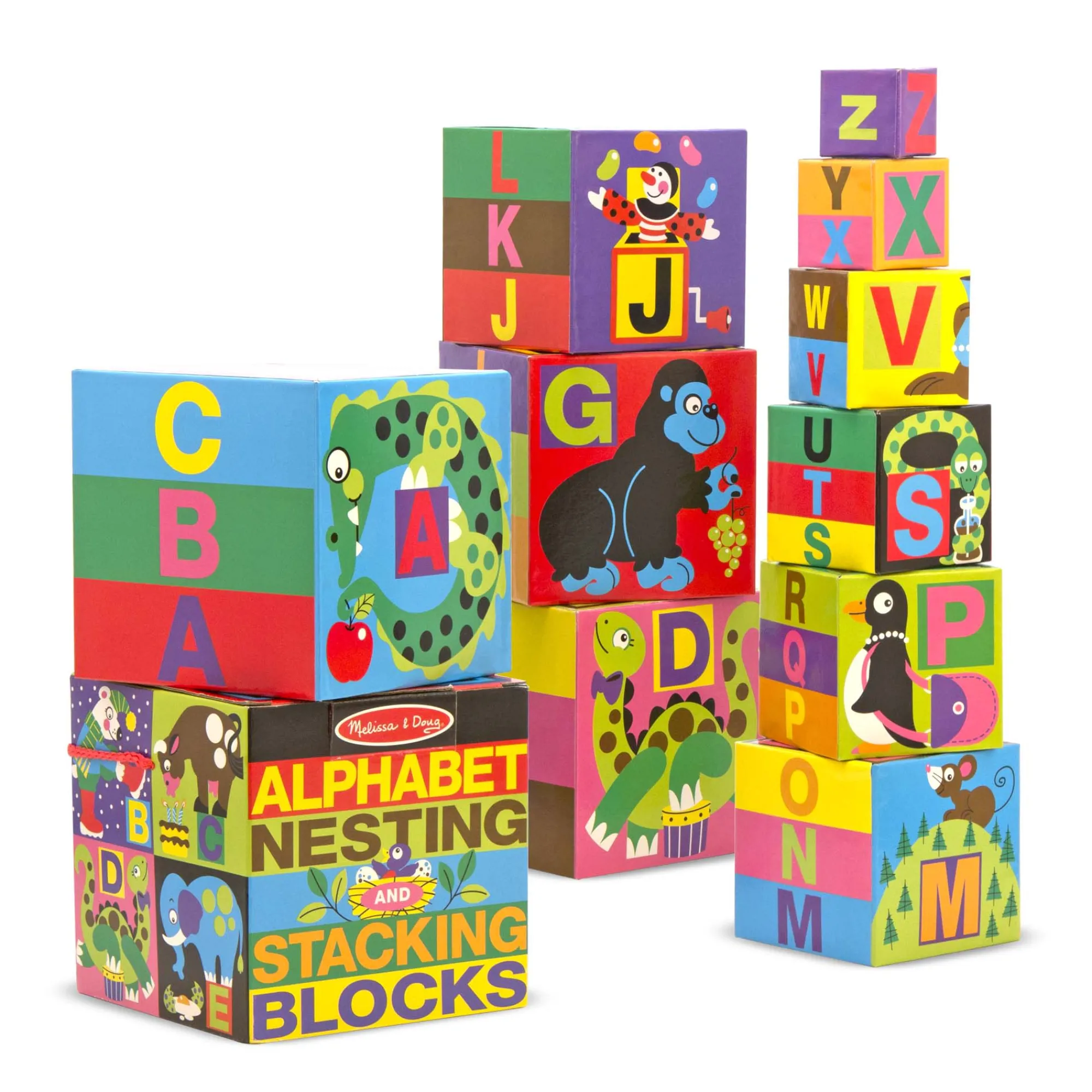 Alphabet Nesting and Stacking Blocks>Melissa & Doug Online