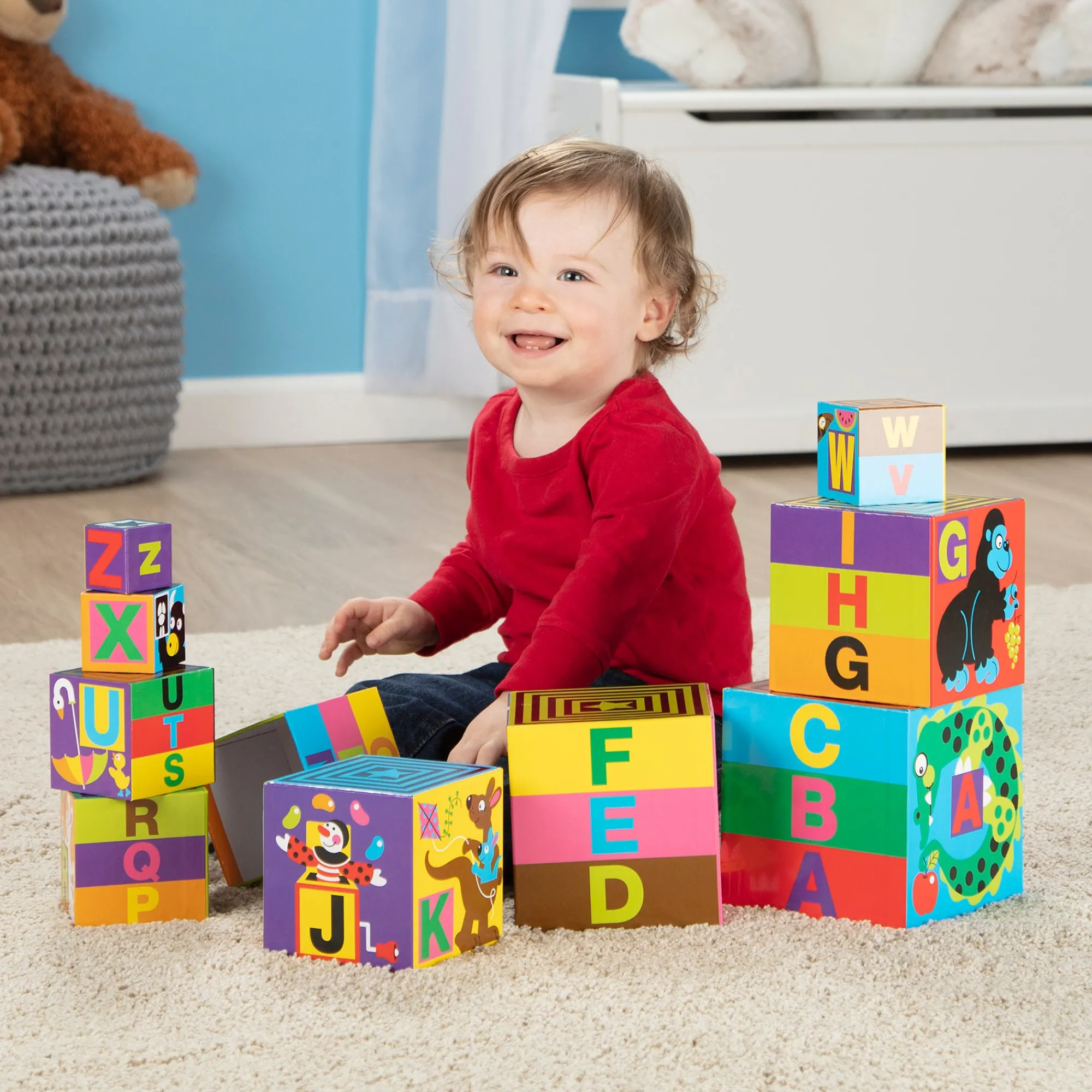 Alphabet Nesting and Stacking Blocks>Melissa & Doug Online
