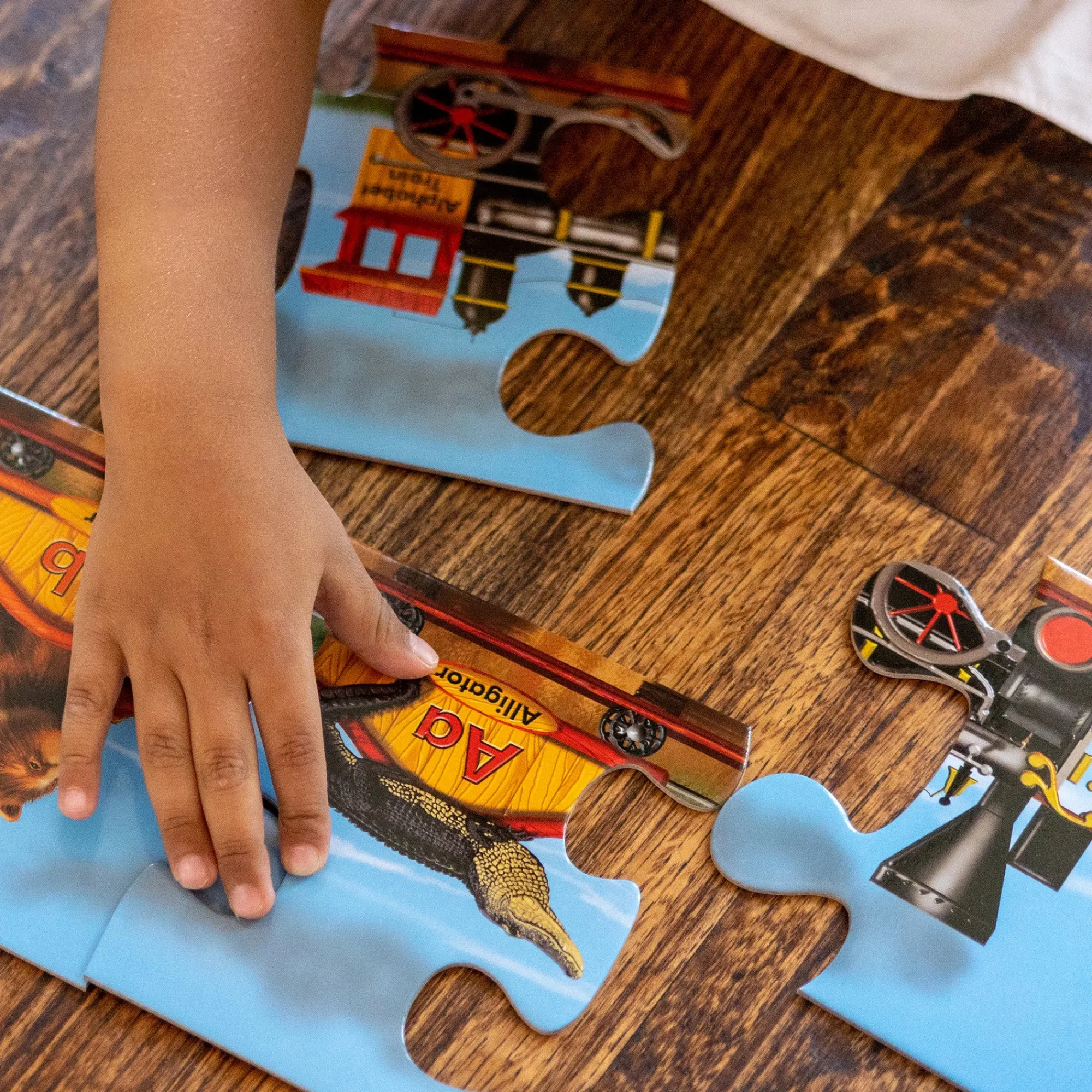 Alphabet Train Floor Puzzle - 28 Pieces>Melissa & Doug New