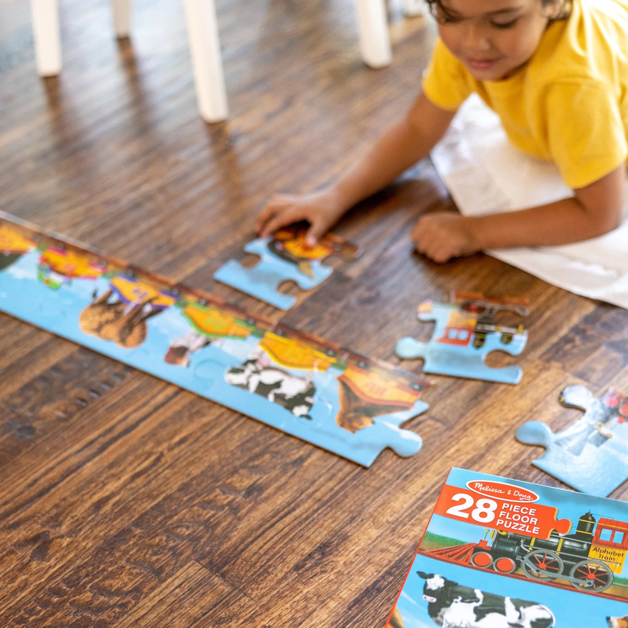 Alphabet Train Floor Puzzle - 28 Pieces>Melissa & Doug New