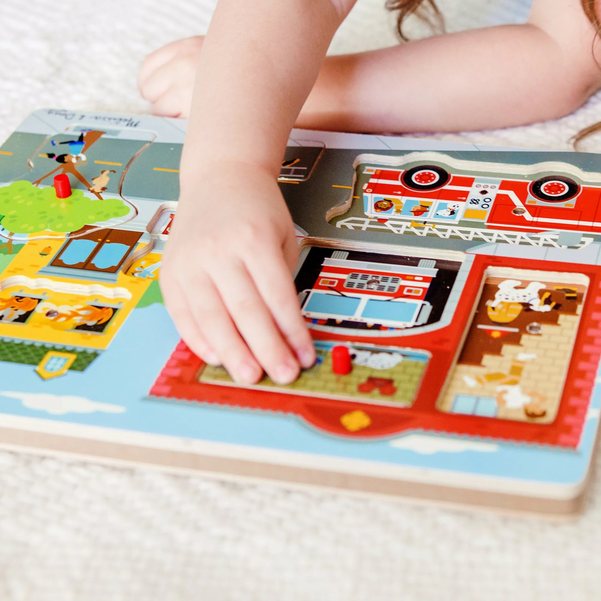 Around the Fire Station Sound Puzzle - 8 Pieces>Melissa & Doug Online