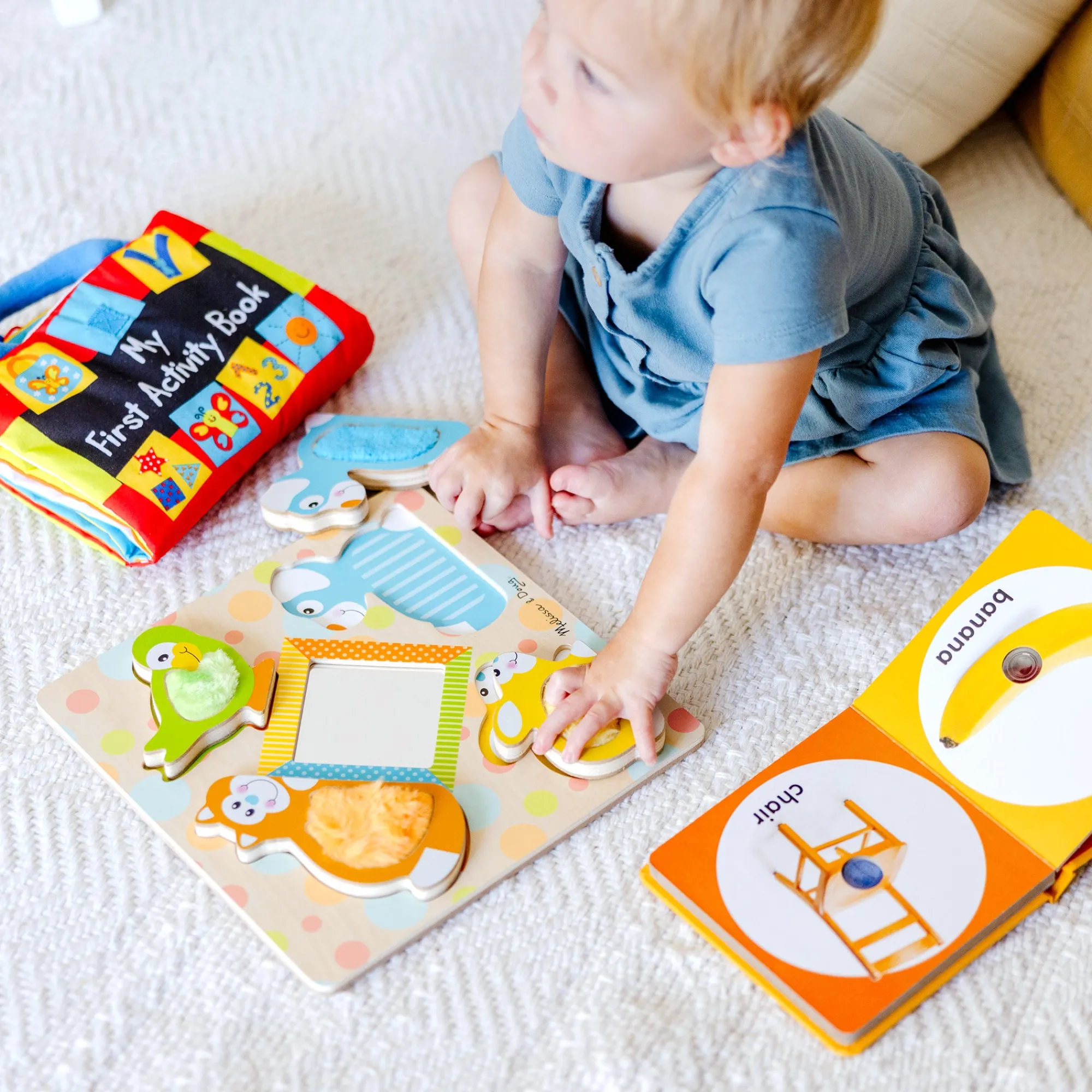 Baby Gift Set Collection: My First Activity Book, Poke-a-Dot First Words, Peek-a-Boo Touch & Feel Puzzle>Melissa & Doug Online