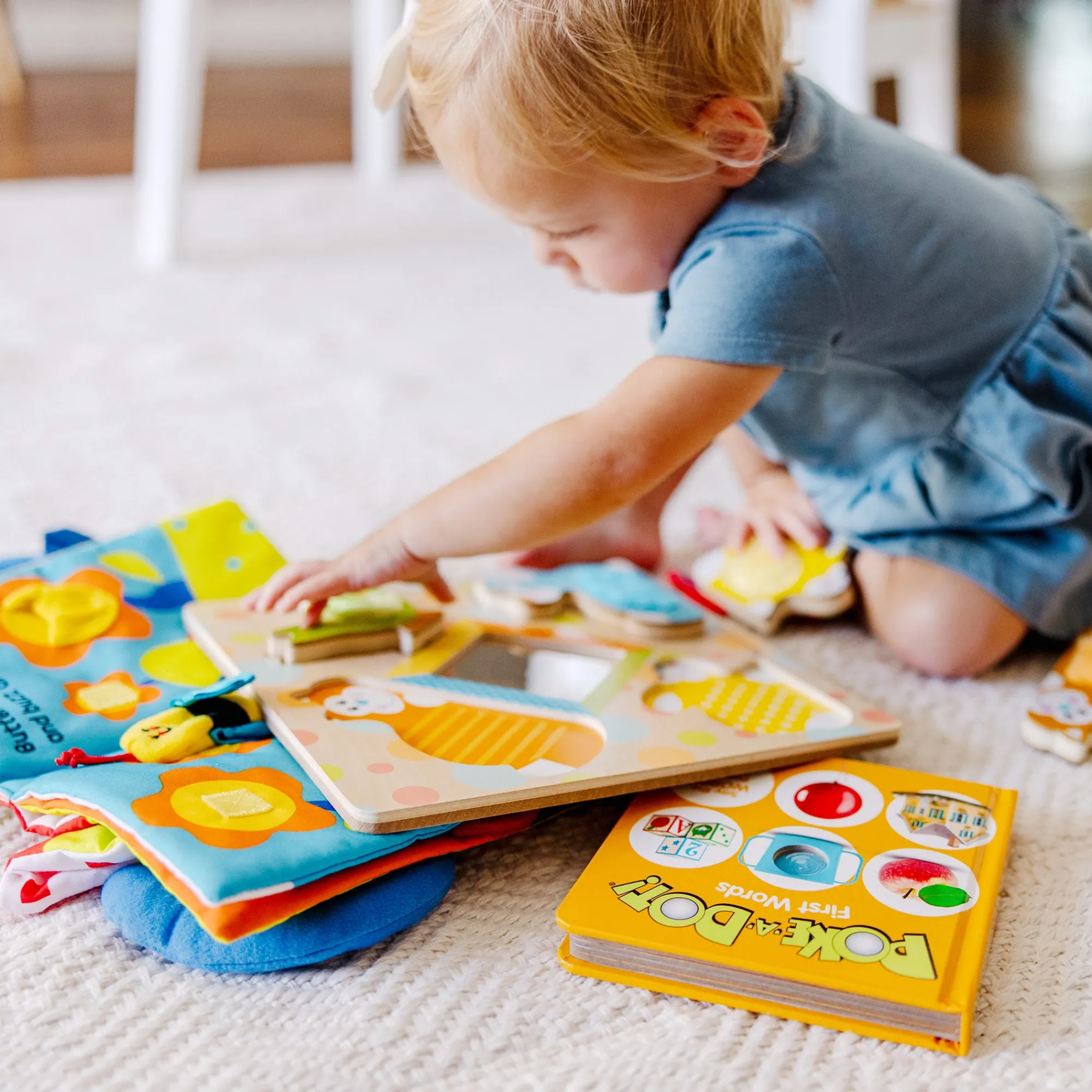Baby Gift Set Collection: My First Activity Book, Poke-a-Dot First Words, Peek-a-Boo Touch & Feel Puzzle>Melissa & Doug Online