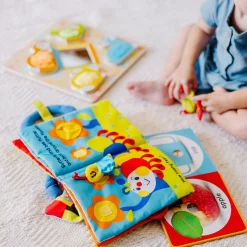 Baby Gift Set Collection: My First Activity Book, Poke-a-Dot First Words, Peek-a-Boo Touch & Feel Puzzle><noscript><img width=