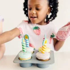 Bake & Decorate Wooden Cupcake Play Set><noscript><img width=