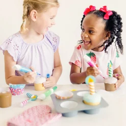Bake & Decorate Wooden Cupcake Play Set><noscript><img width=