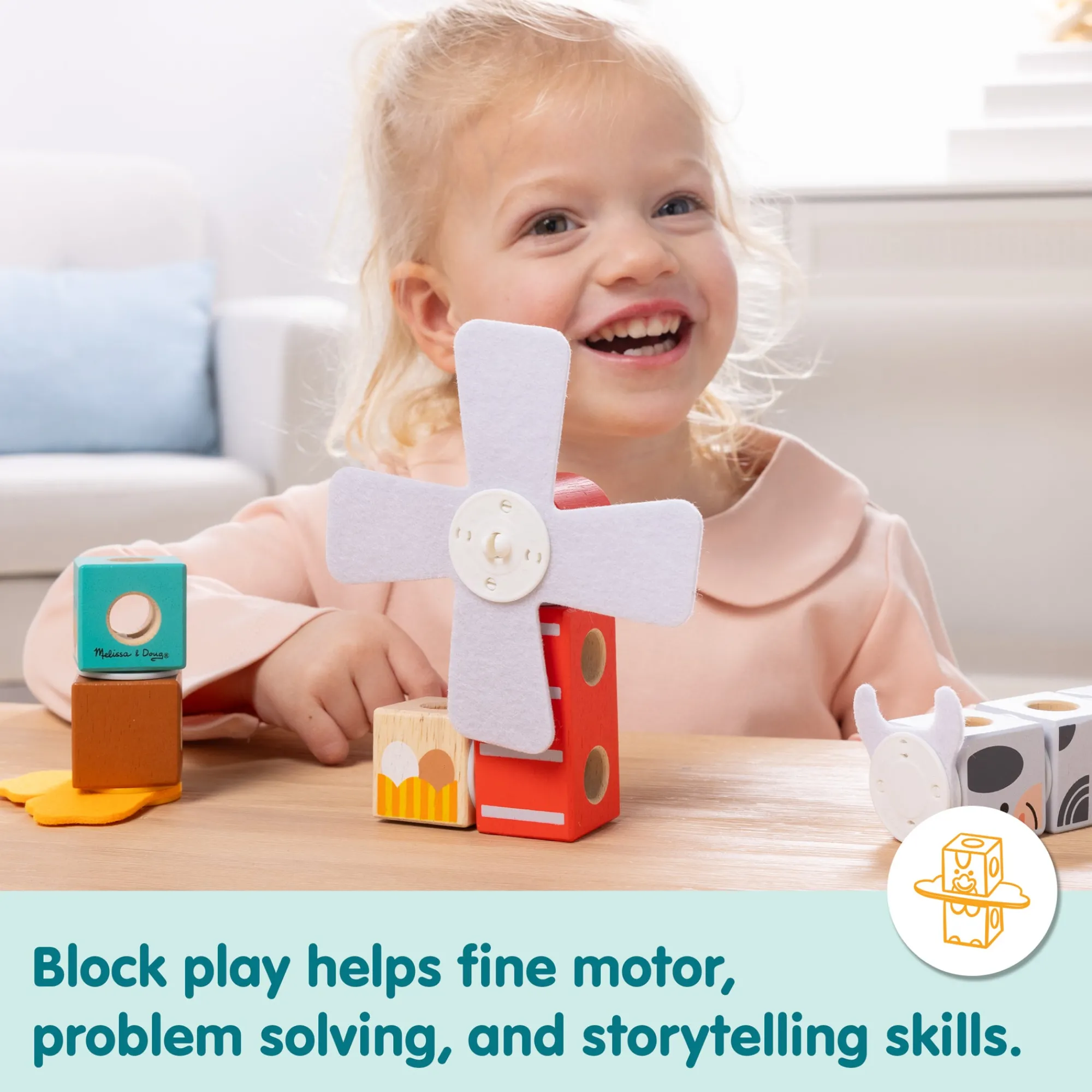 Blockables™ Farm Friends Play Set>Melissa & Doug Clearance