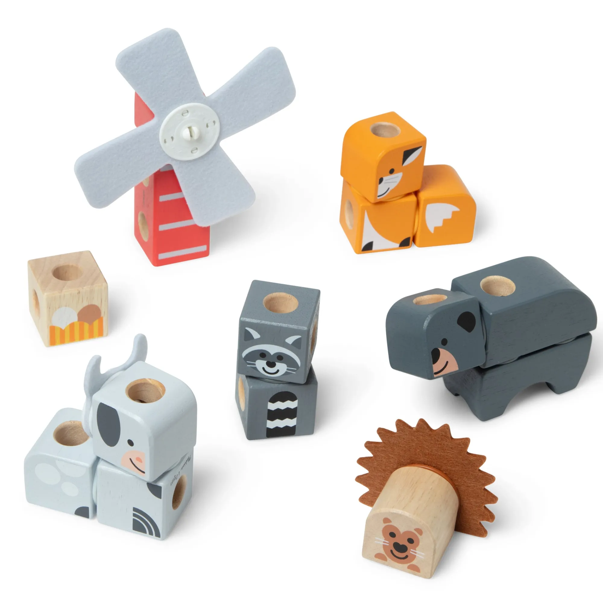 Blockables™ Play Sets Farm Friends and Woodland Friends 2-Pack Bundle>Melissa & Doug Sale