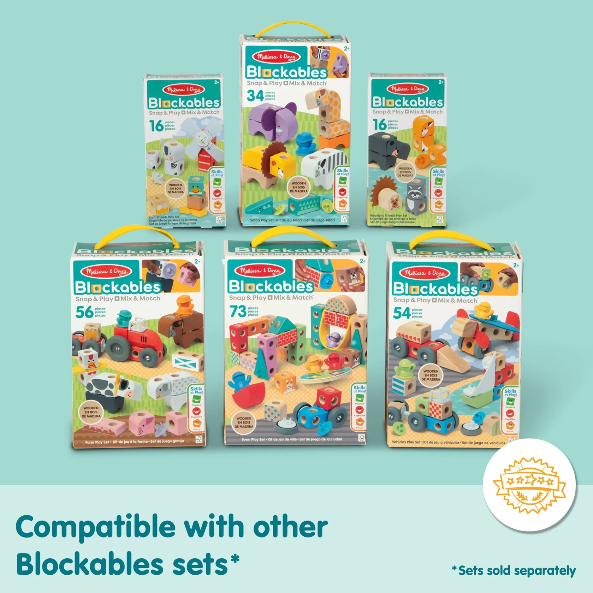Blockables™ Safari Play Set>Melissa & Doug Discount