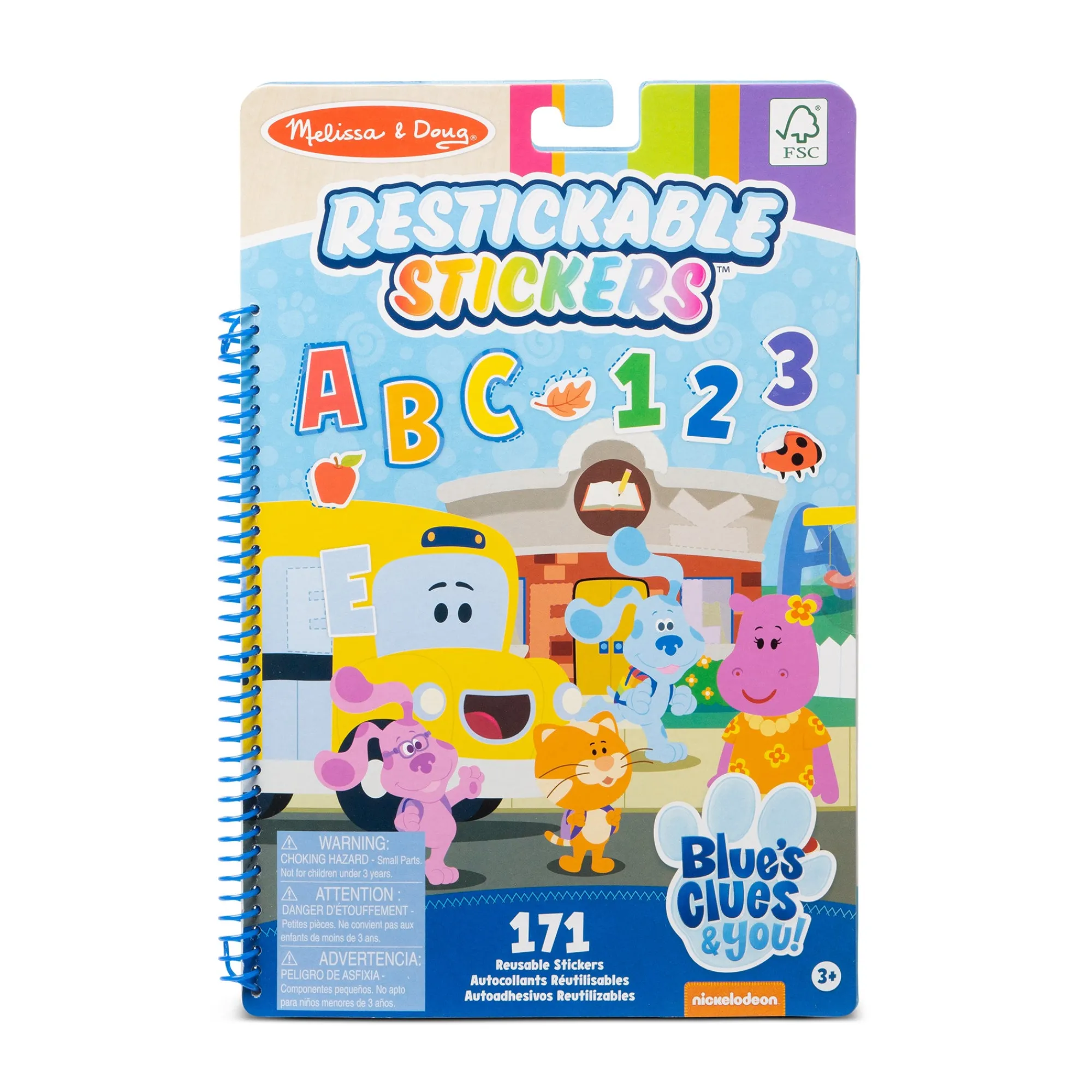 Blue's Clues & You! Restickable Stickers - Numbers & Letters>Melissa & Doug Outlet