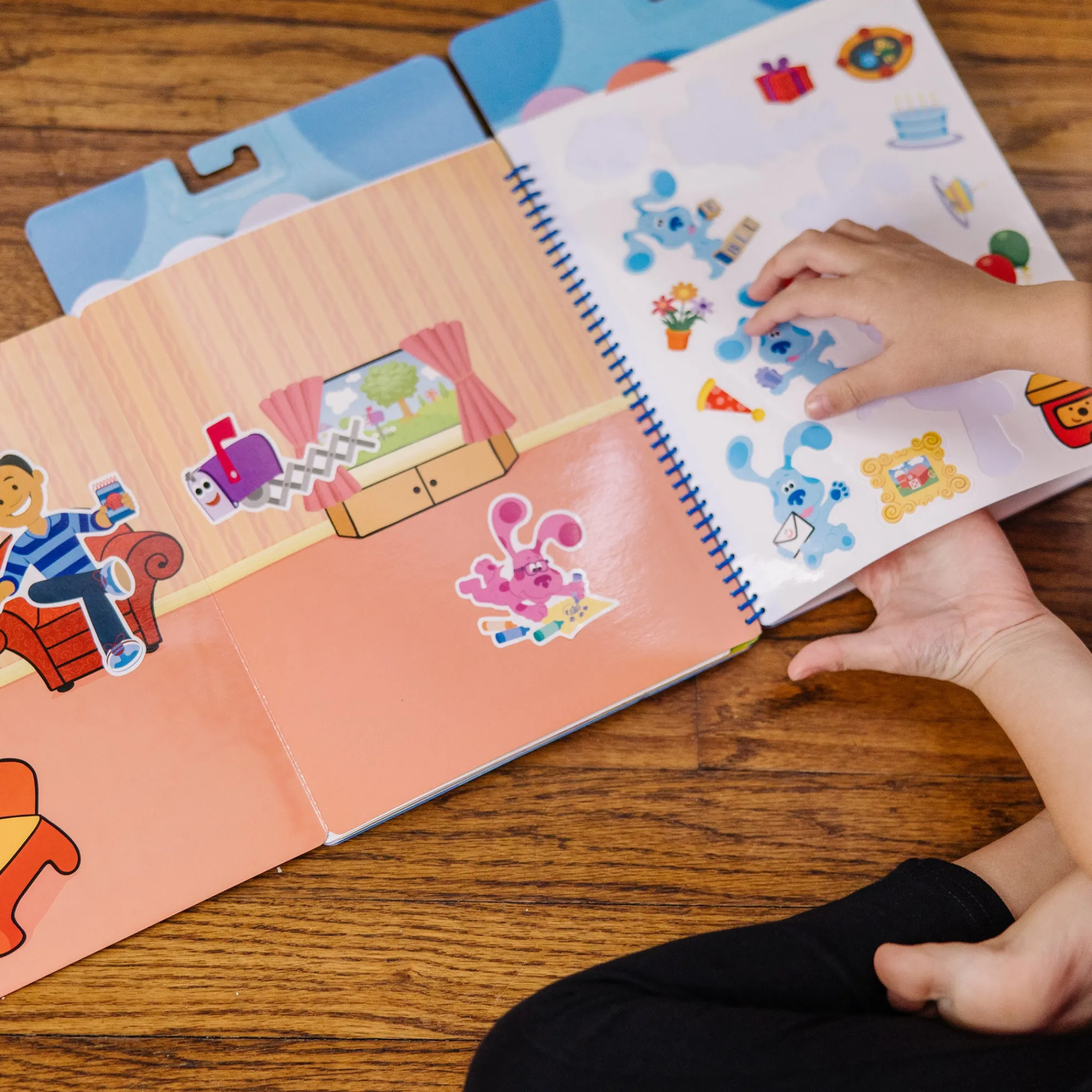 Blue's Clues & You! Restickable Stickers Pad - Places Blue Loves>Melissa & Doug Clearance