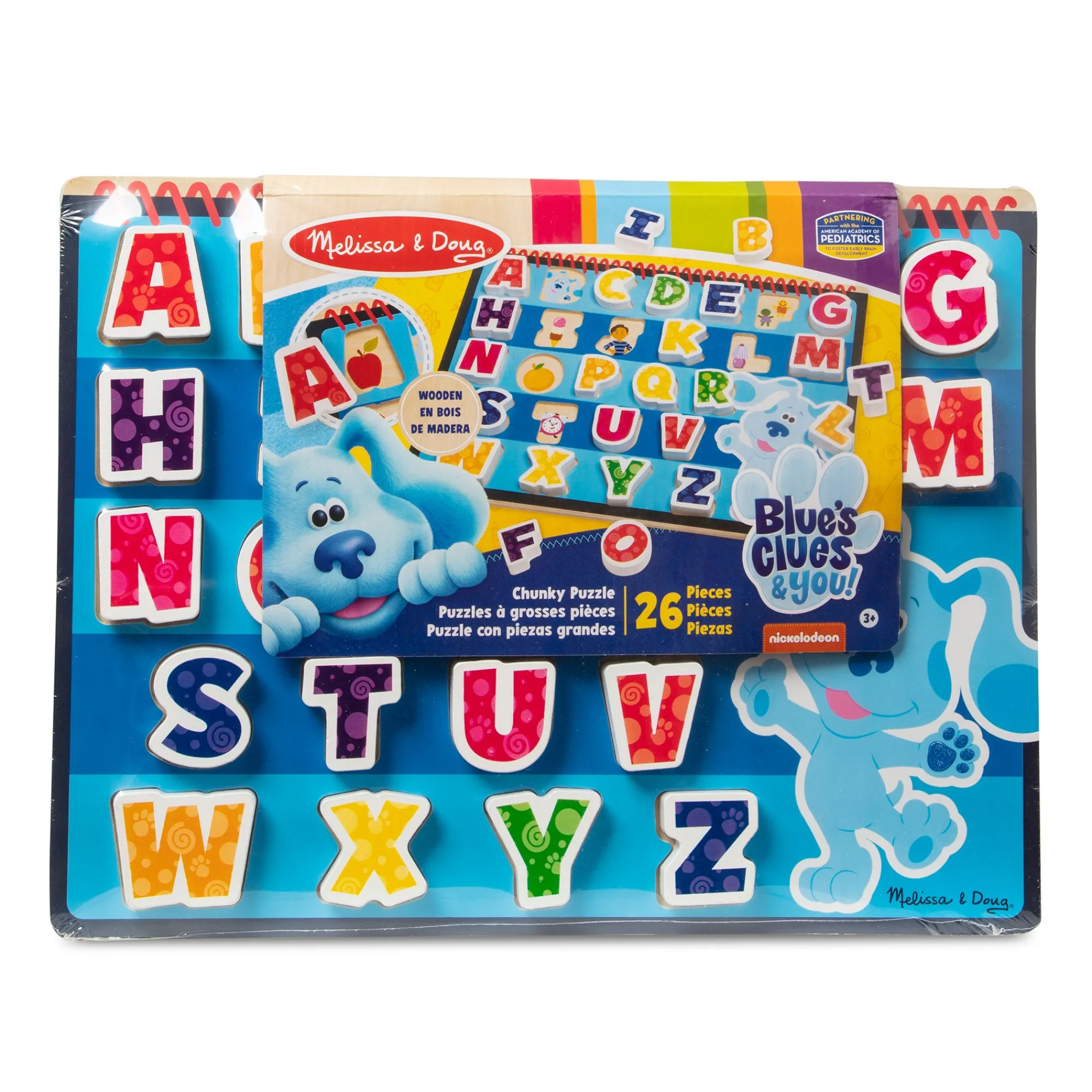 Blue's Clues & You! Wooden Chunky Puzzle - Alphabet>Melissa & Doug New