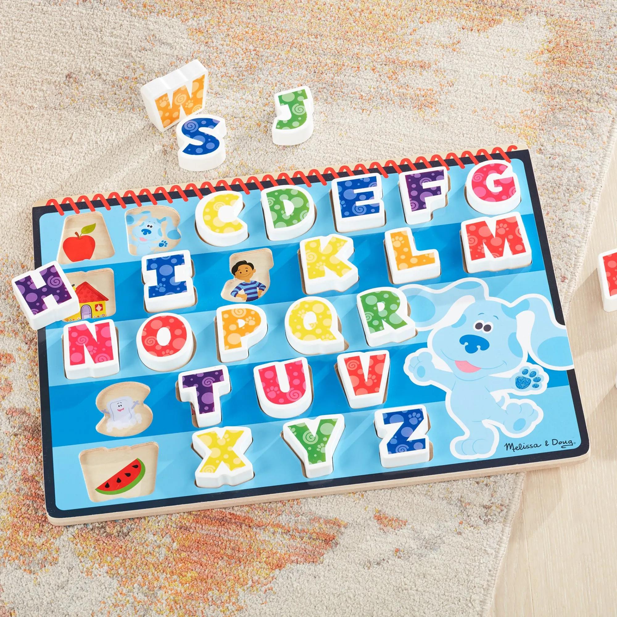 Blue's Clues & You! Wooden Chunky Puzzle - Alphabet>Melissa & Doug New