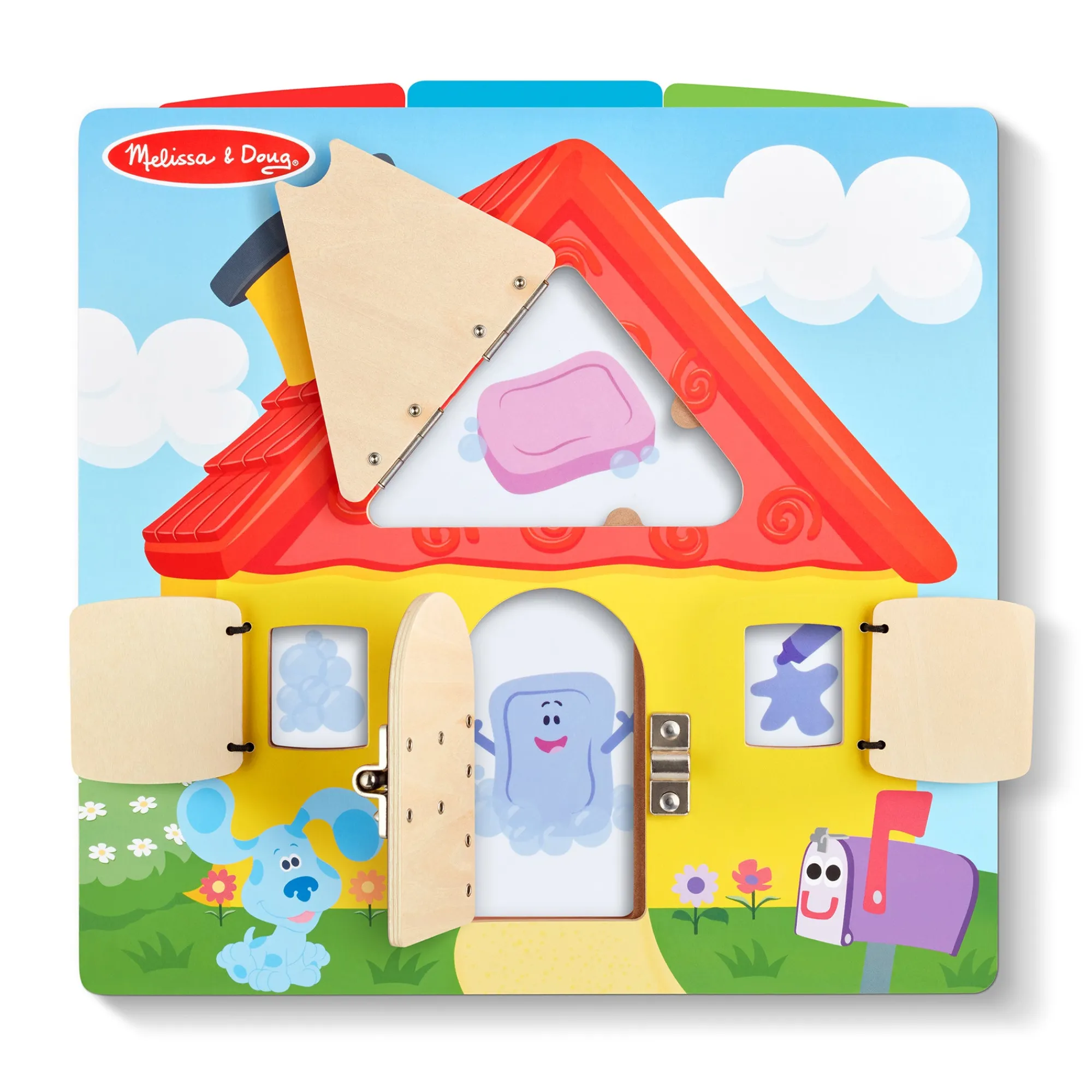 Blue's Clues & You! Wooden Lift-the-Flap Activity Board>Melissa & Doug Best