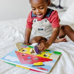 Blue's Clues & You! Wooden Lift-the-Flap Activity Board>Melissa & Doug Best