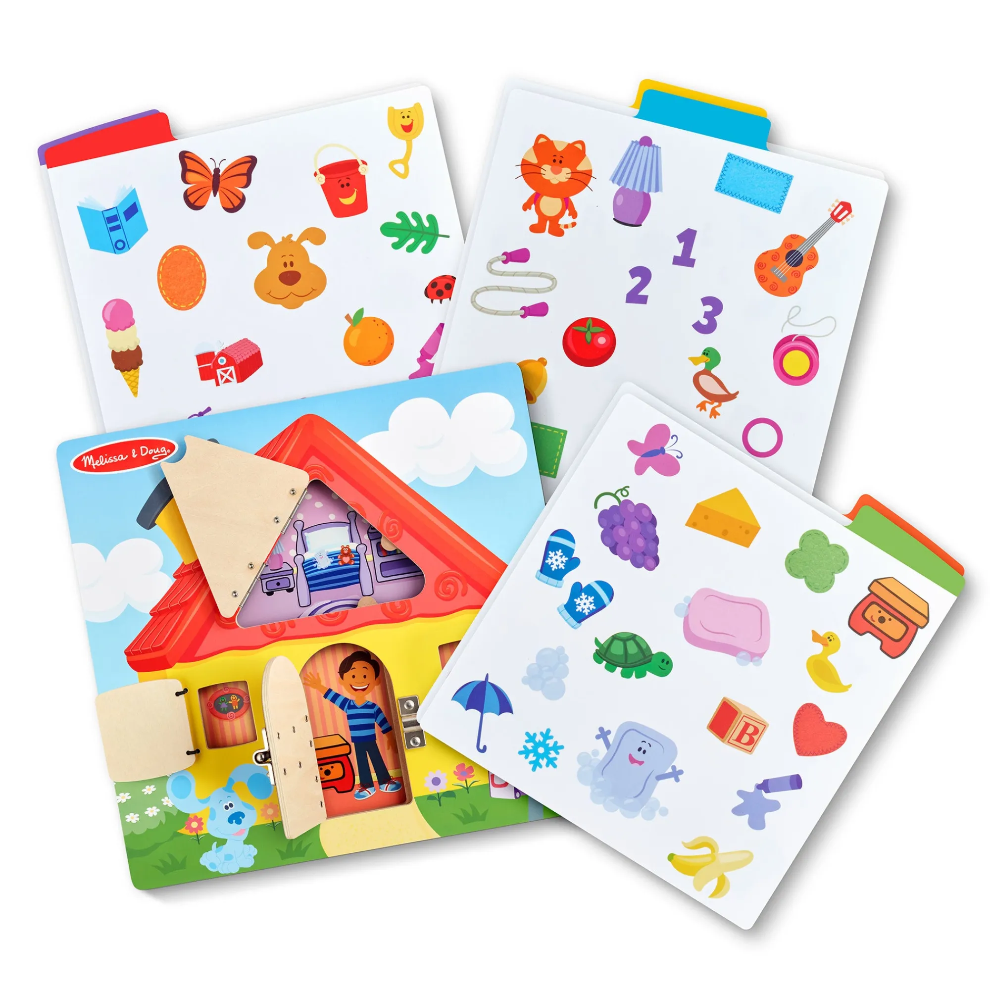 Blue's Clues & You! Wooden Lift-the-Flap Activity Board>Melissa & Doug Best