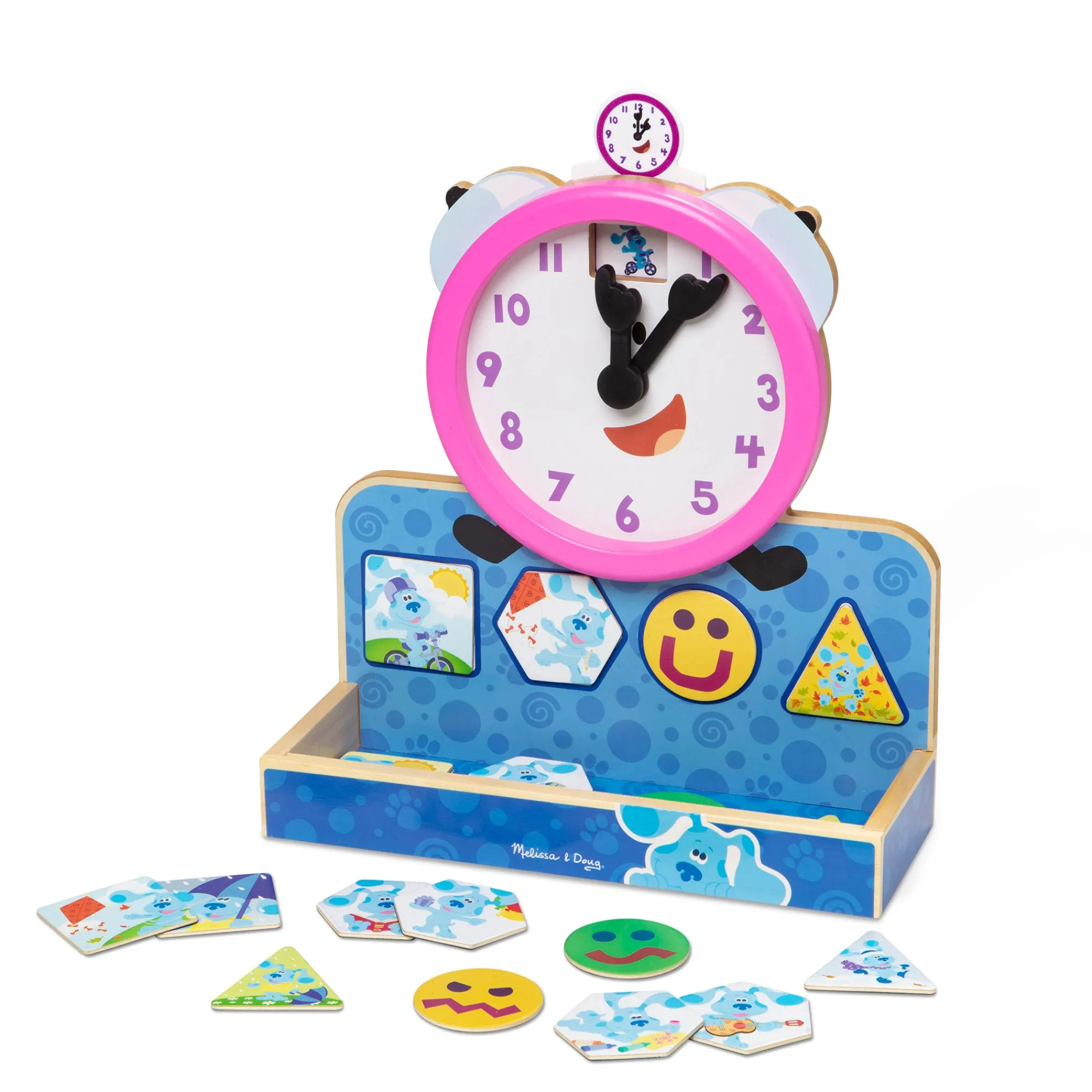 Blue's Clues & You! Wooden Tickety Tock Magnetic Clock>Melissa & Doug Online