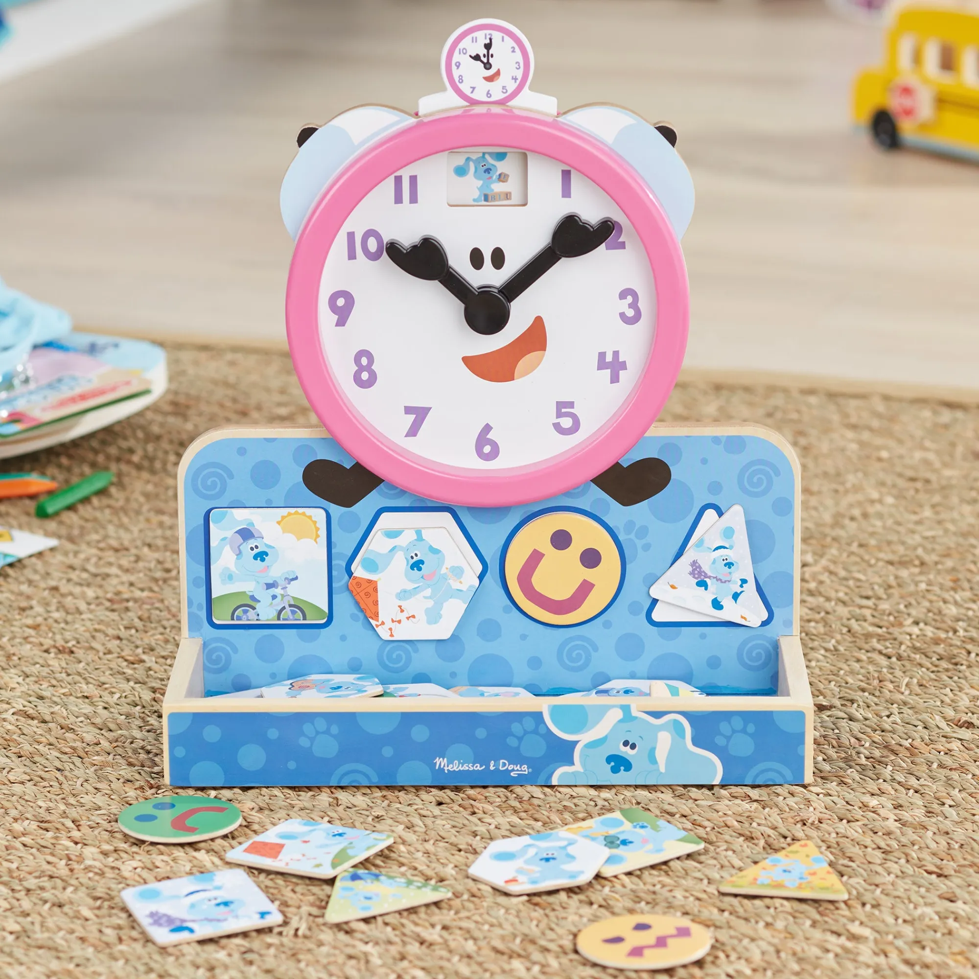 Blue's Clues & You! Wooden Tickety Tock Magnetic Clock>Melissa & Doug Online