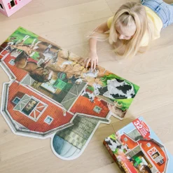 Busy Barn Shaped Floor Puzzle - 32 Pieces><noscript><img width=