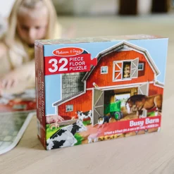 Busy Barn Shaped Floor Puzzle - 32 Pieces><noscript><img width=