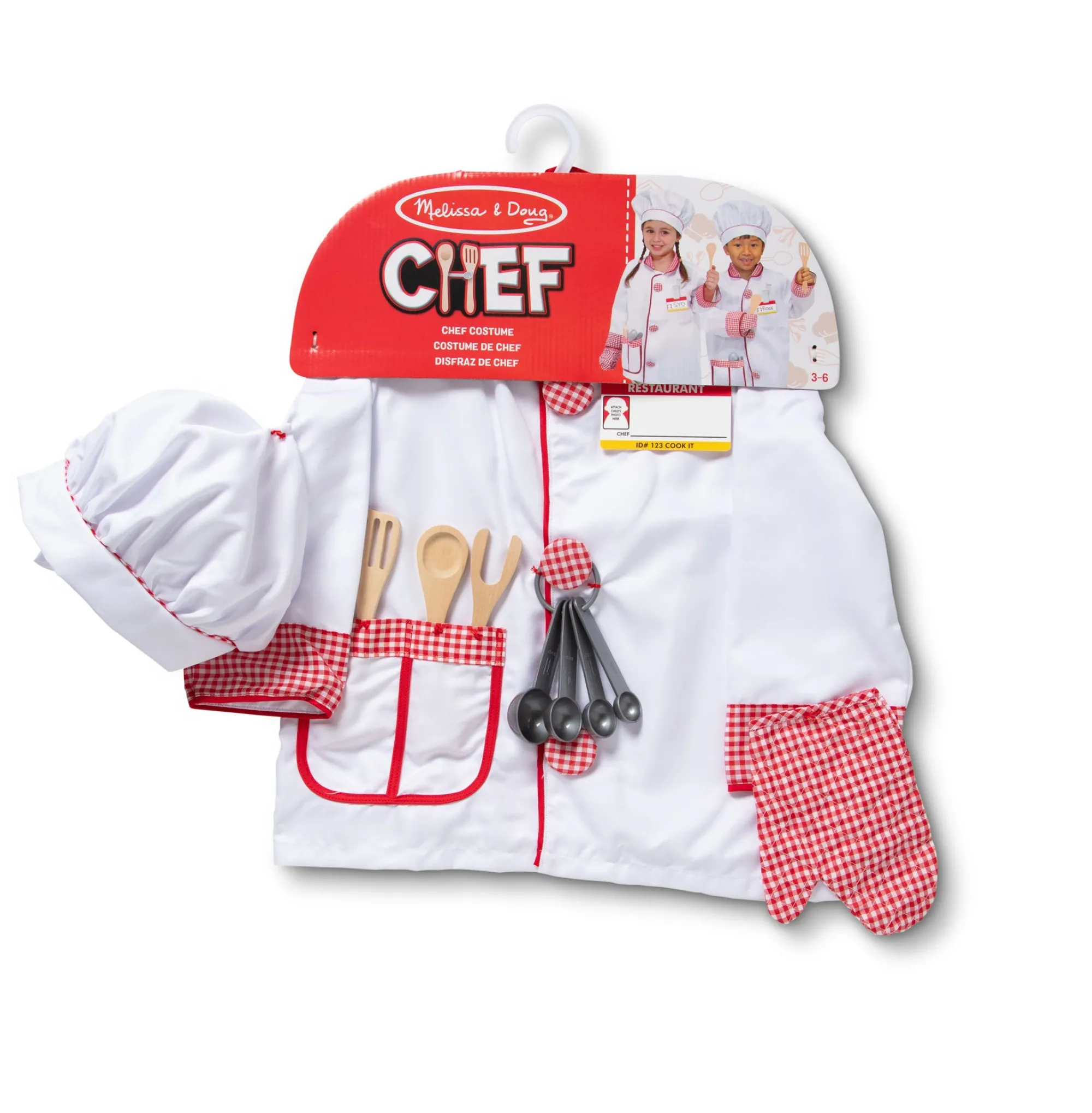 Chef Costume Role Play Set>Melissa & Doug New