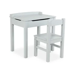 Child's Lift-Top Desk & Chair - Gray>Melissa & Doug Clearance