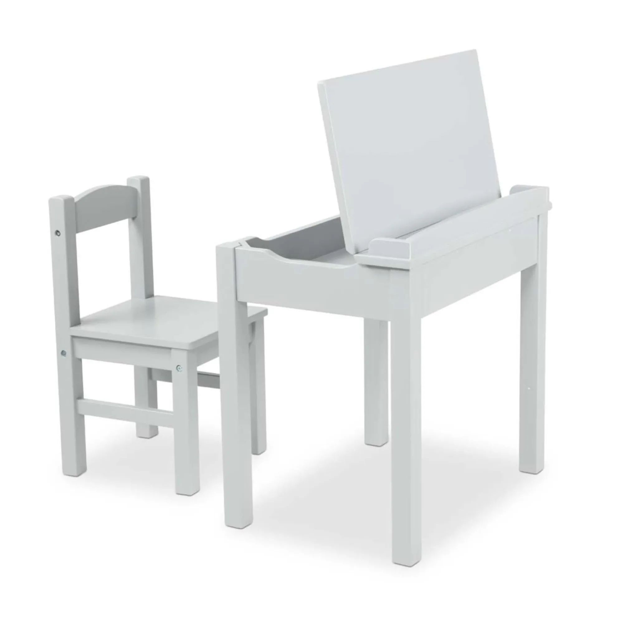 Child's Lift-Top Desk & Chair - Gray>Melissa & Doug Clearance