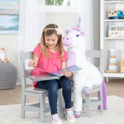 Child’s Wooden Chair Pair – Gray>Melissa & Doug Clearance