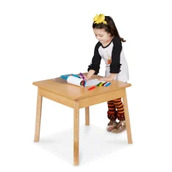 Child’s Wooden Square Table><noscript><img width=