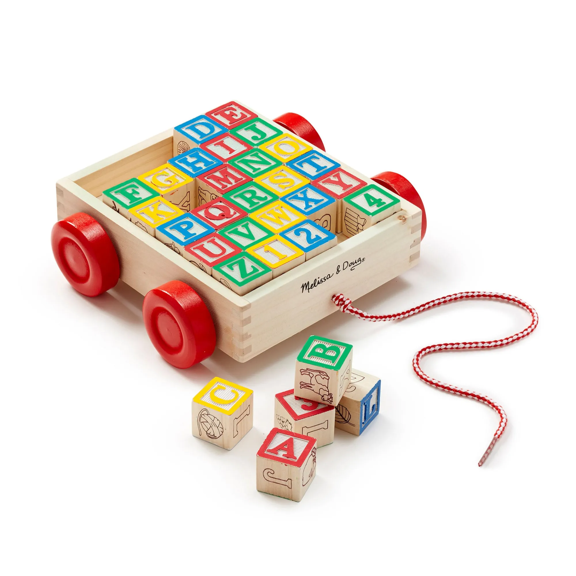 Classic ABC Block Cart>Melissa & Doug New