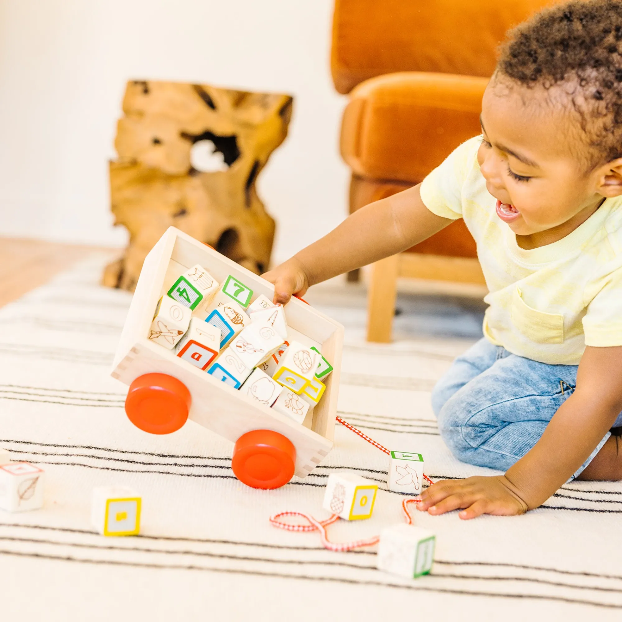 Classic ABC Block Cart>Melissa & Doug New