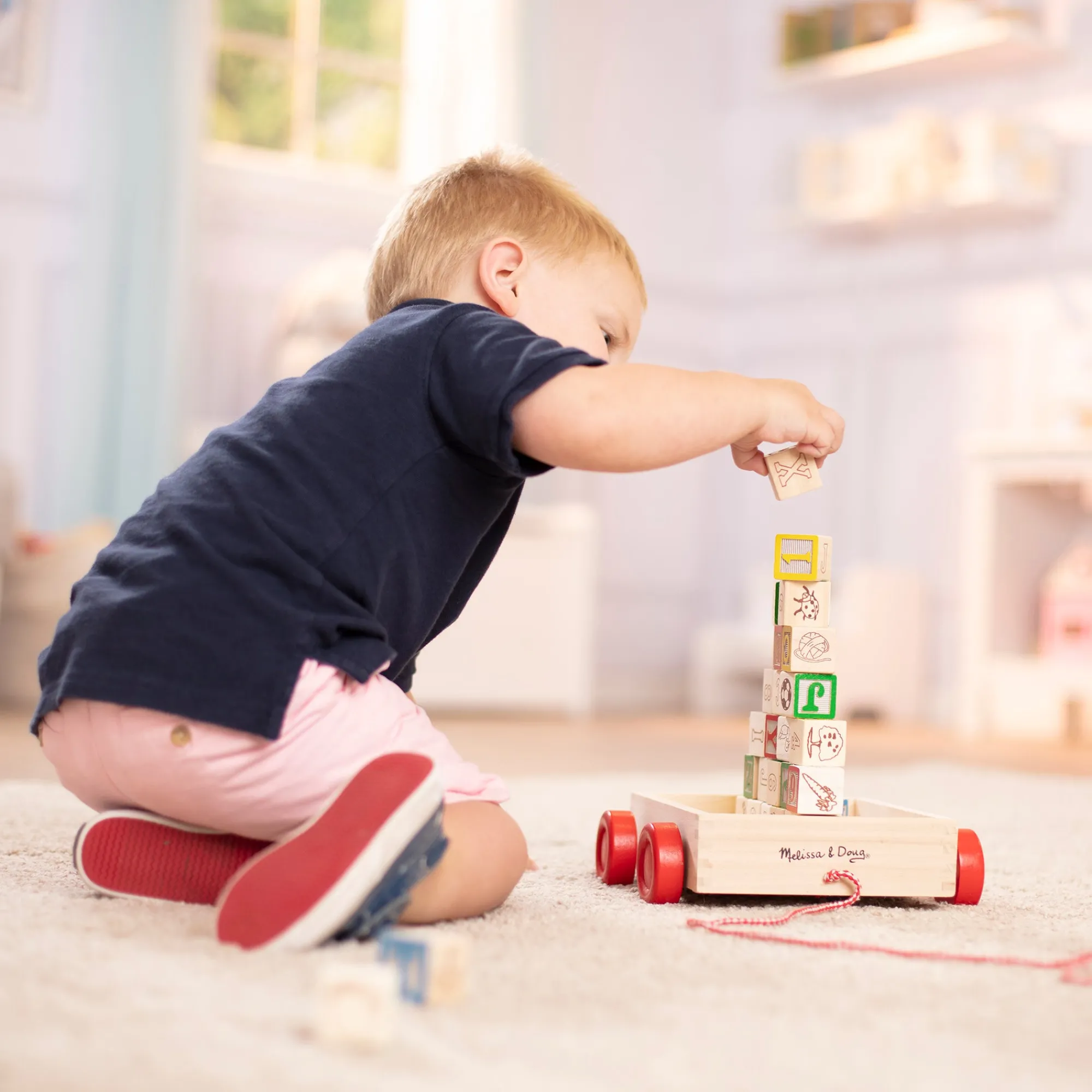 Classic ABC Block Cart>Melissa & Doug New