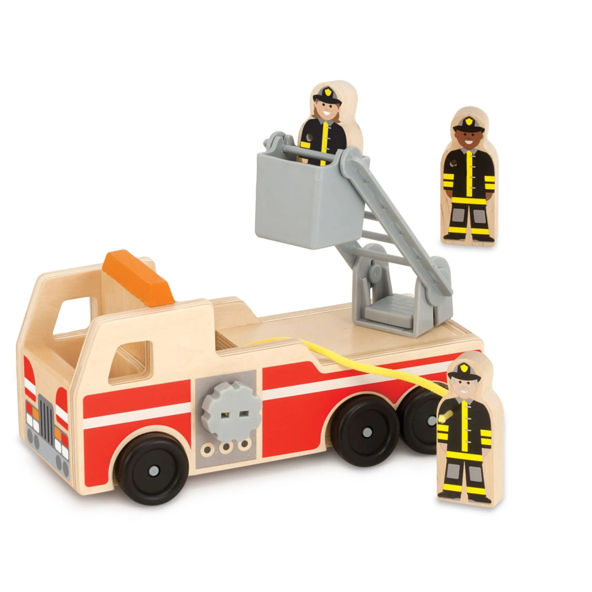 Classic Wooden Fire Truck Play Set>Melissa & Doug Clearance