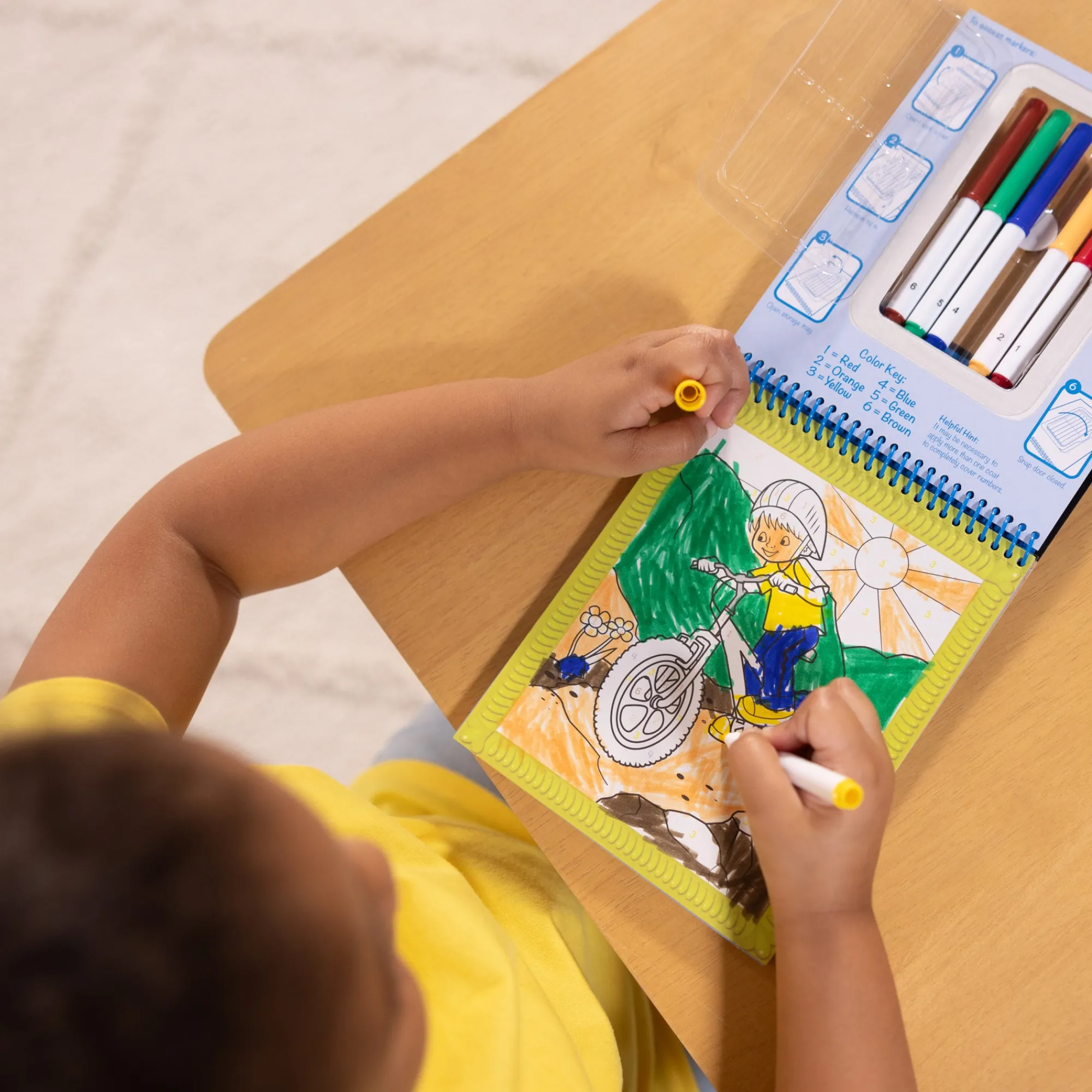 Color By Numbers - Blue>Melissa & Doug Hot