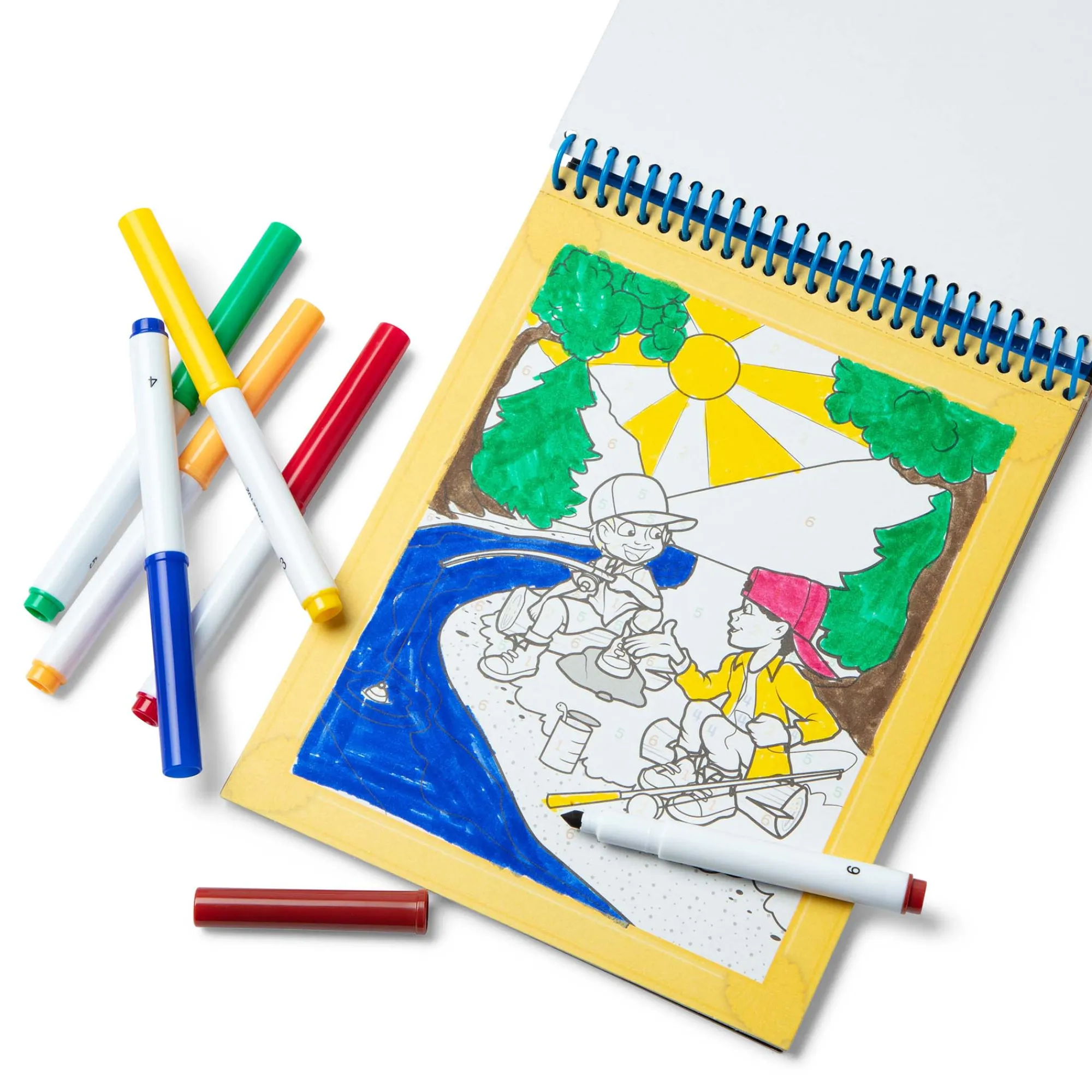 Color By Numbers - Blue>Melissa & Doug Hot