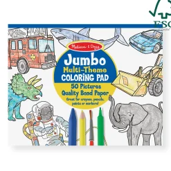 Coloring Pad 3-Pack: Animals, Vehicles, Multi-Theme><noscript><img width=