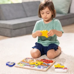 Construction Chunky Puzzle - 6 Pieces><noscript><img width=