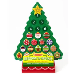 Countdown to Christmas Wooden Seasonal Calendar><noscript><img width=