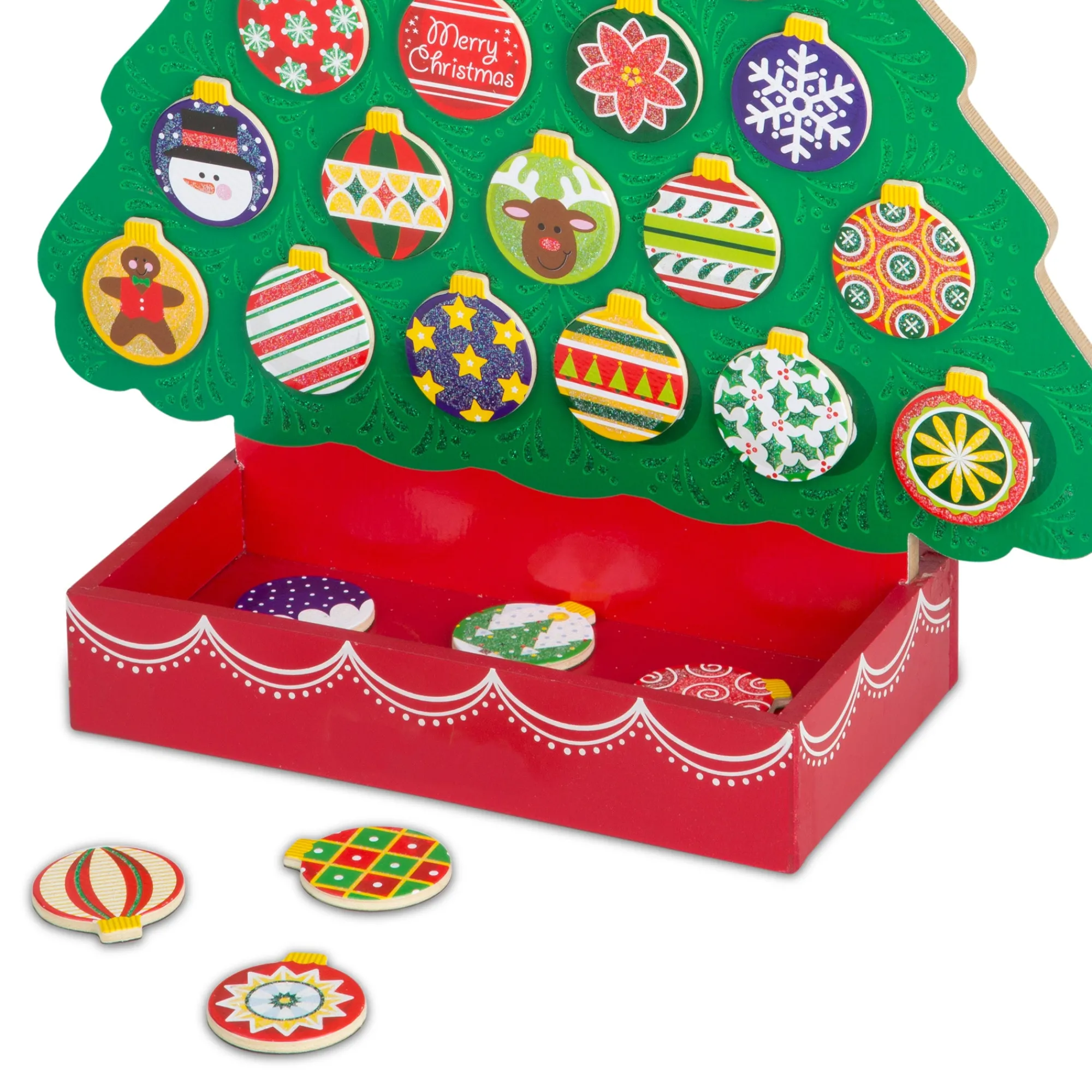 Countdown to Christmas Wooden Seasonal Calendar>Melissa & Doug Discount