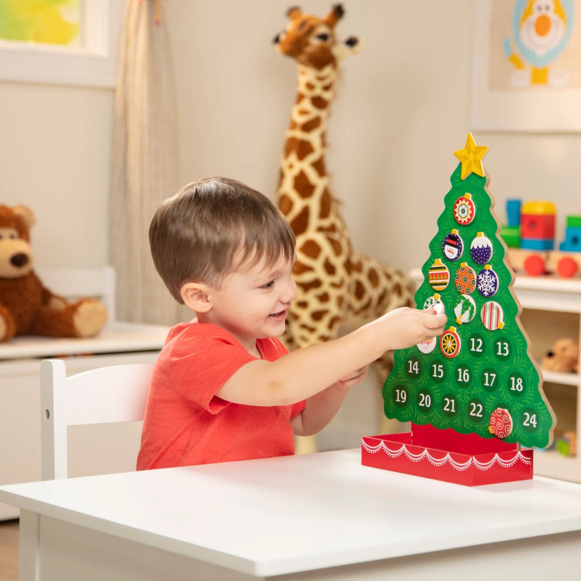 Countdown to Christmas Wooden Seasonal Calendar>Melissa & Doug Discount