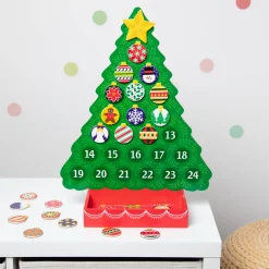 Countdown to Christmas Wooden Religious Advent Calendar><noscript><img width=