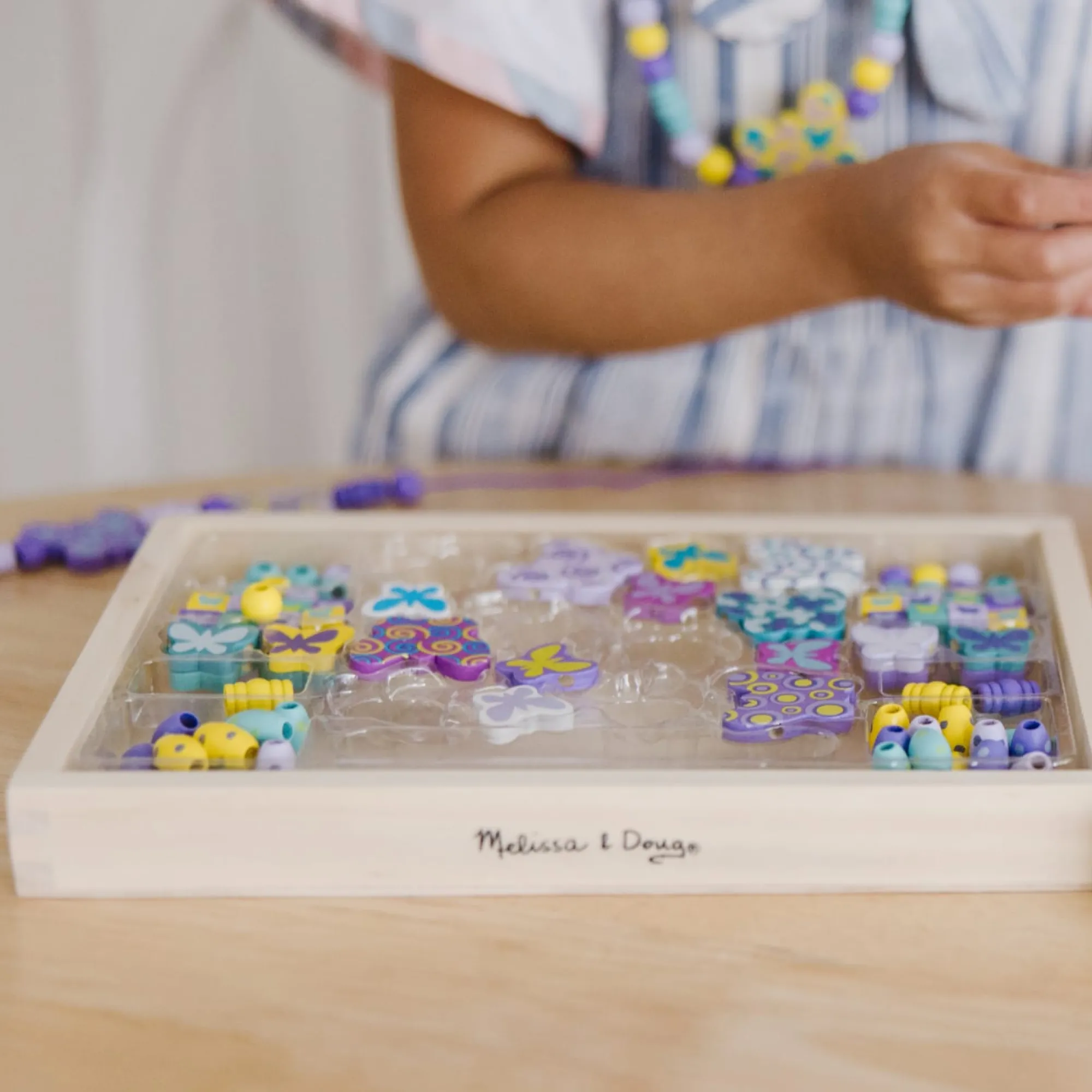 Created by Me! Butterfly Beads Wooden Bead Kit>Melissa & Doug Discount